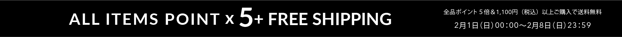 ポイント5倍＆1,100円以上で送料無料