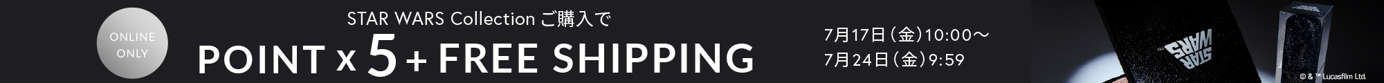 ポイント5倍 + FREE SHIPPING