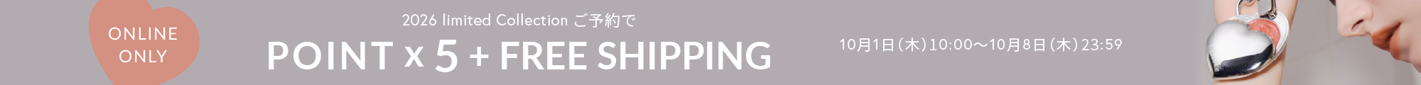 ポイント5倍 + FREE SHIPPING
